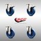 Service Caster 5 Inch 316SS Solid Polyurethane Wheel Swivel Top Plate Caster Lock Brakes, 2PK SCC-SS316TTL20S514-SPUS-2-S-2 - alternate 1